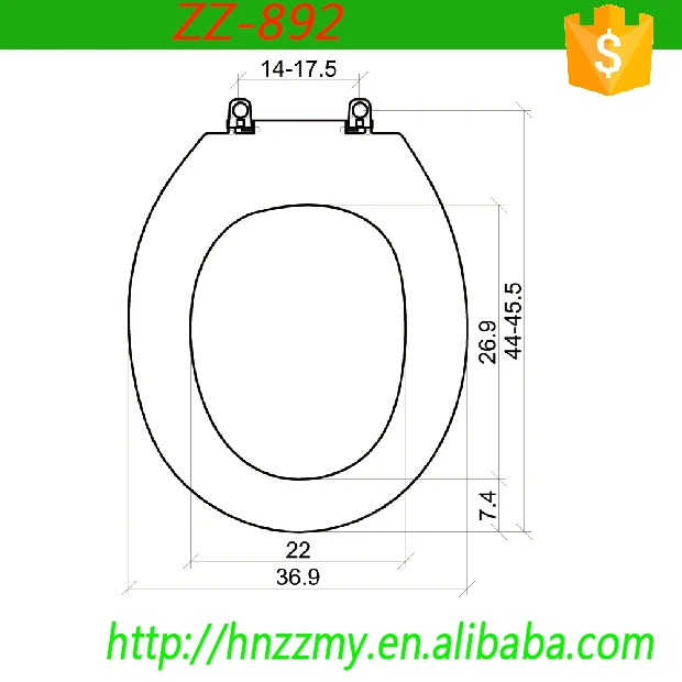 
ZZ-892 hydraulic indian toilet seat soft close drawer damper cover price 