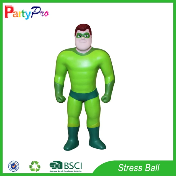 PU stress superman/foam superman squeeze toy/superman stress reliever