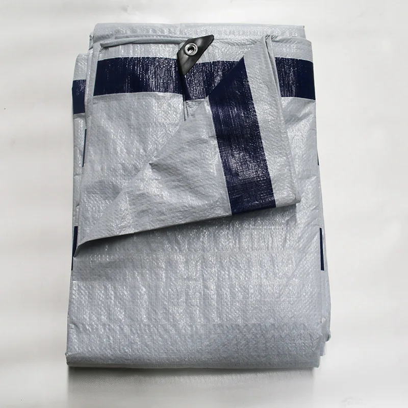 Hot sale dark blue tarpaulin truck tarpaulin cover All Specification Standard Windproof Poly Hay Bale Tarps Sheet from China