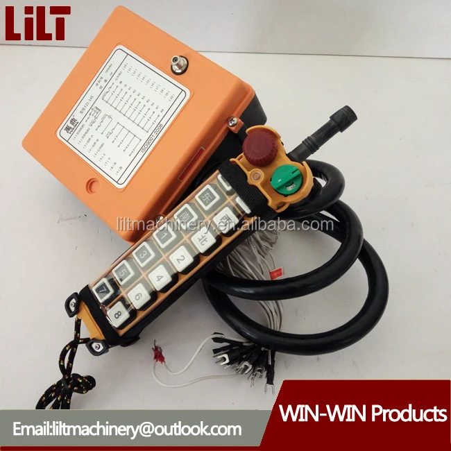 Safety Good quality Telecontrol F21-14S single speed hoist crane lift industrial wireless remote control