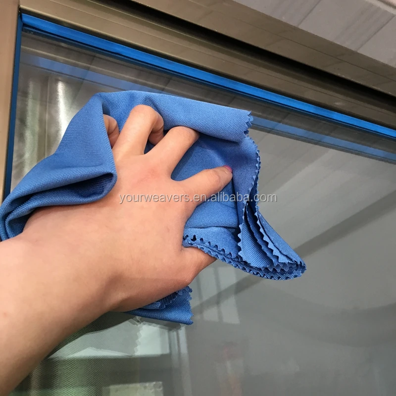 Best-selling microfibre drying towel Screen Window Glass Towel Microfiber Glass Cleaning Cloth