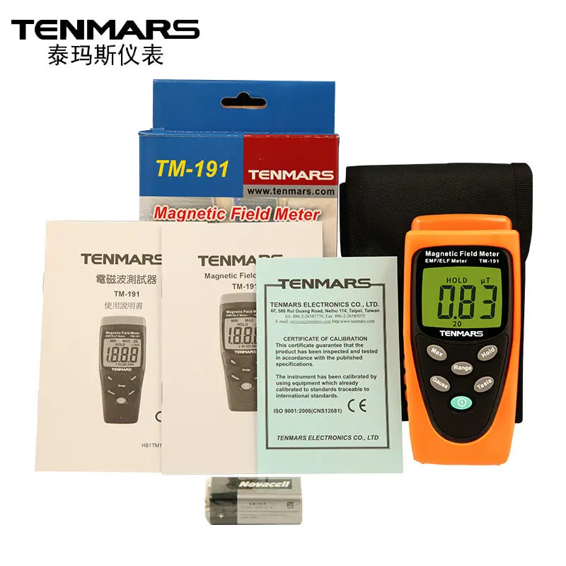 TENMARS Magnetic Field Gauss EMF/ELF Meter