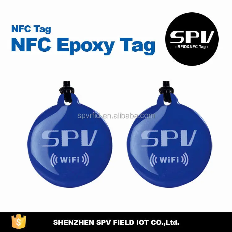 Пригодный для печатания тэг HF NFC Epoxy читает коды QR и URL