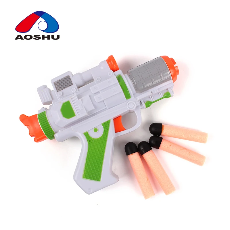 New design super cool kids favorite safety plastic bbs guns air soft with 4 soft bullets