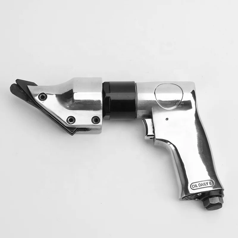Air powered sheet metal shear