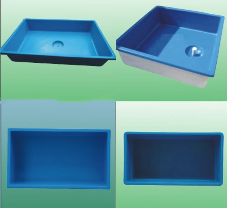 High quality aquarium fiberglass koi fish measurement tank