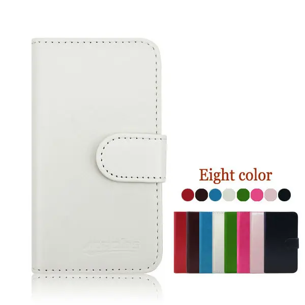 wholesale high quality stand wallet flip leather case for vodafone smart4 power