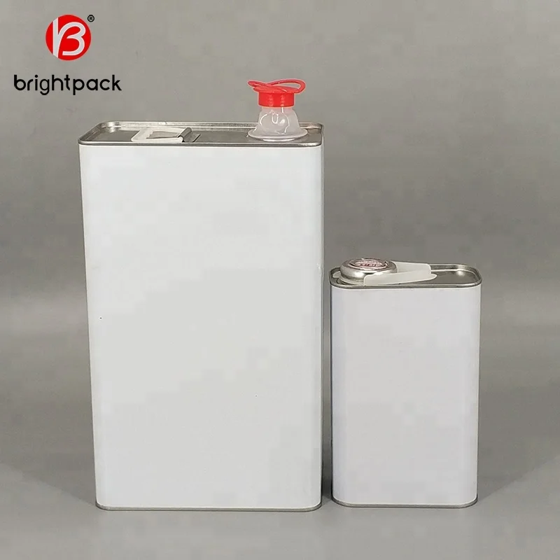 Metal Engine Oil Tins Customized Motor Oil Tinplate Cans