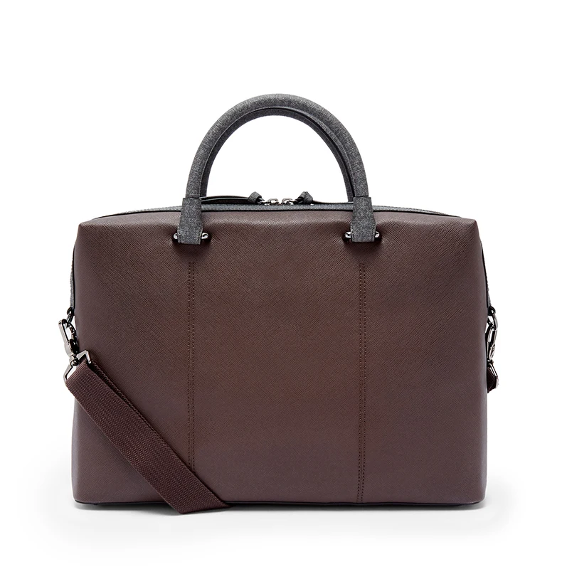 
OEM High Quality Custom Color Laptop bag leather briefcase for men 