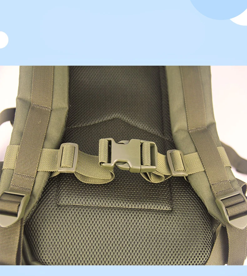 Tactical Buckle Clip Strap Adjustable Chest Harness Bag Backpack Shoulder Strap Webbing with attachable buckle