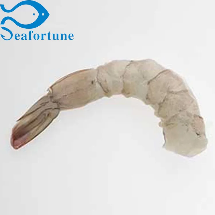 Raw IQF Frozen PDTO Peeled-Deveined-Tail-On Vannamei Shrimp Penaeus Vannamei
