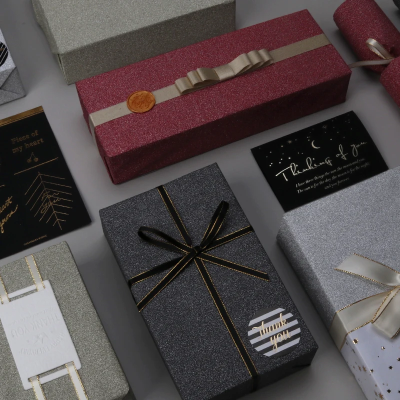 
 Флорист украшения Блеск подарочная упаковка ремесло черная бумага  