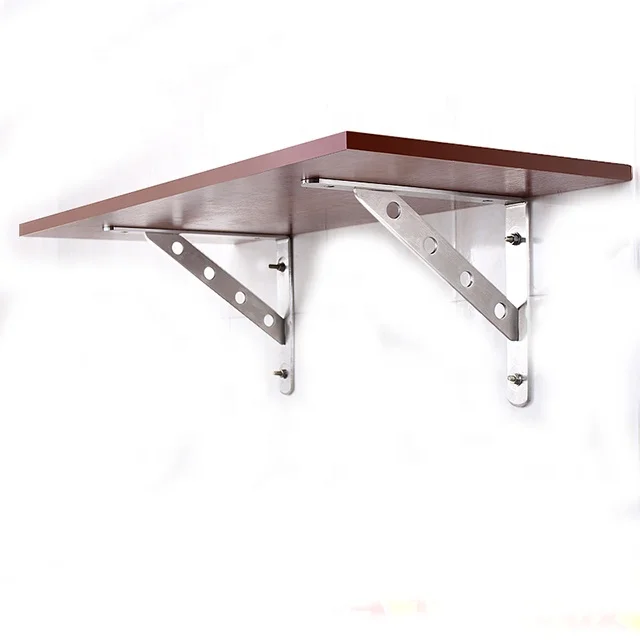 Floating shelf brackets Stainless steel wall mount shelf  bracket