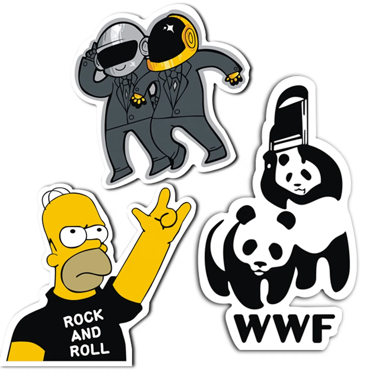 Full color custom popular printing vinyl die cut sticker kawaii