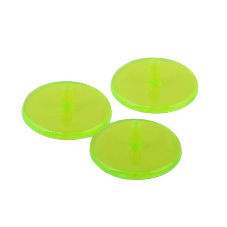 Transparent Round Plastic Pink Golf Ball Marker