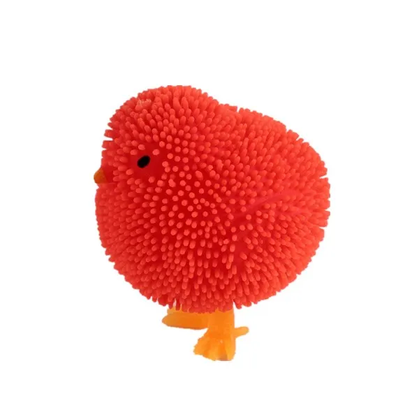 Wholesale Sexy Pussy Shaped Toys Flashing Chicken Shape Puffer Bal Squishy Toys Factory
