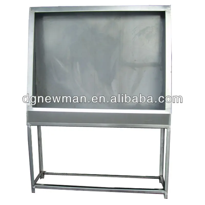 DGRUIDA factory selling screen printing washing tank washout booth without LED
