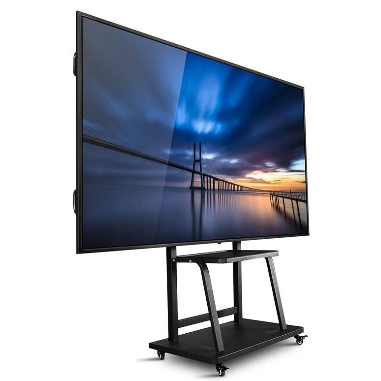 
100 Inch Interactive Smart Touch Flat Panel Screen Monitor For Conference; Phones, Tablets And All-In-One Panel To Realize C 