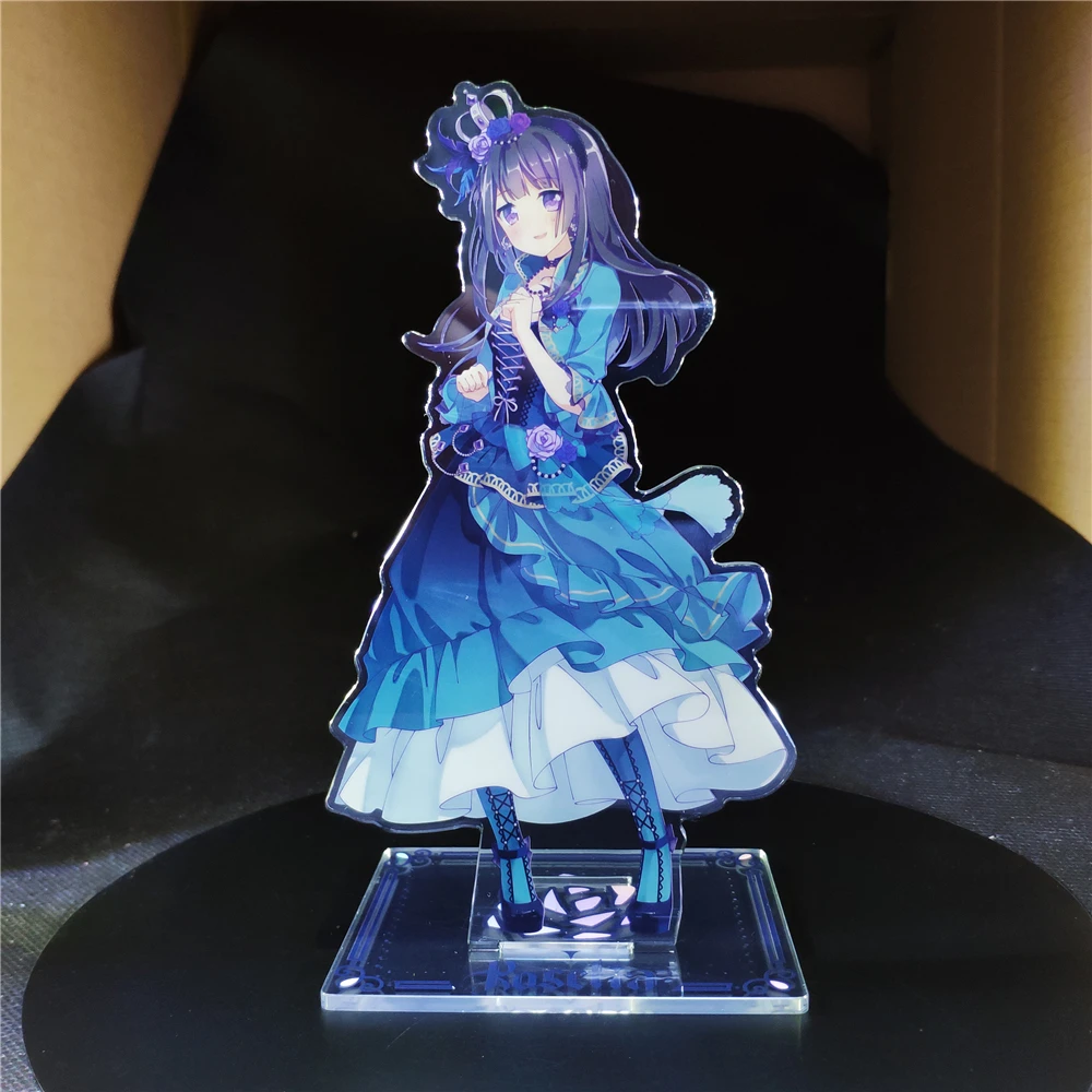 
Free Sample CMYK Print CNC Cut Acrylic Stand Anime Charms Figure Stand 