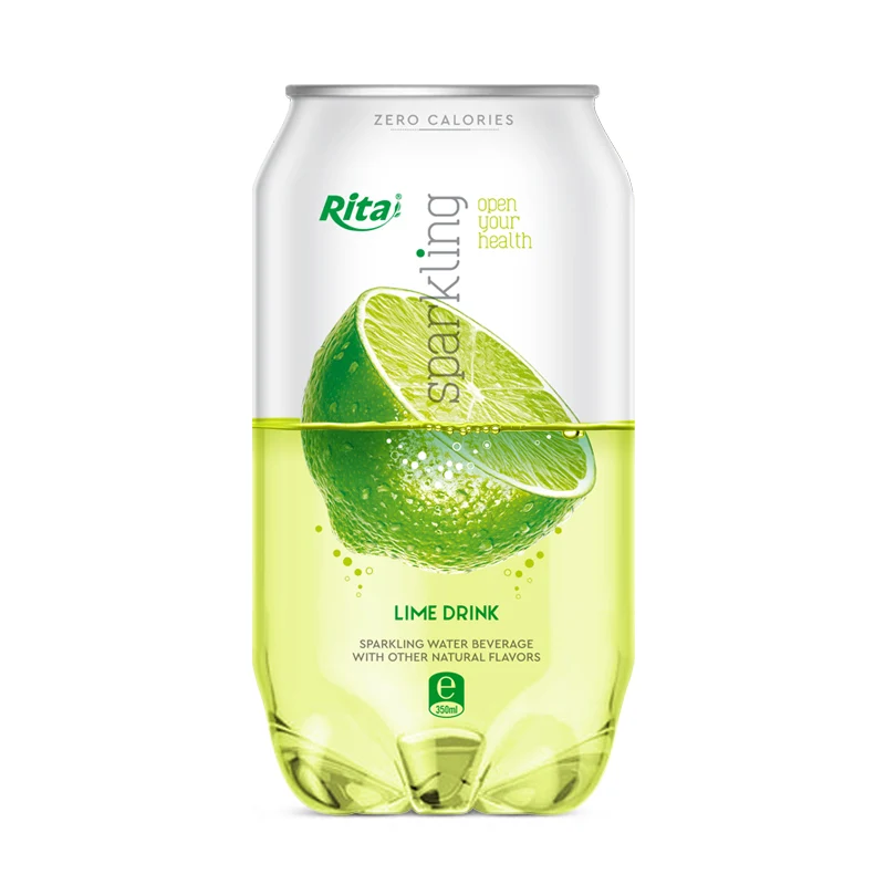 
350mL Pet Can Natural Sparkling Drink Lemon Flavor 