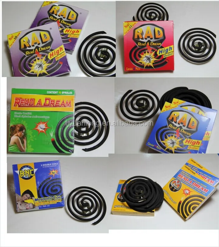 Черная противомоскитная спираль, Экспорт из Китая