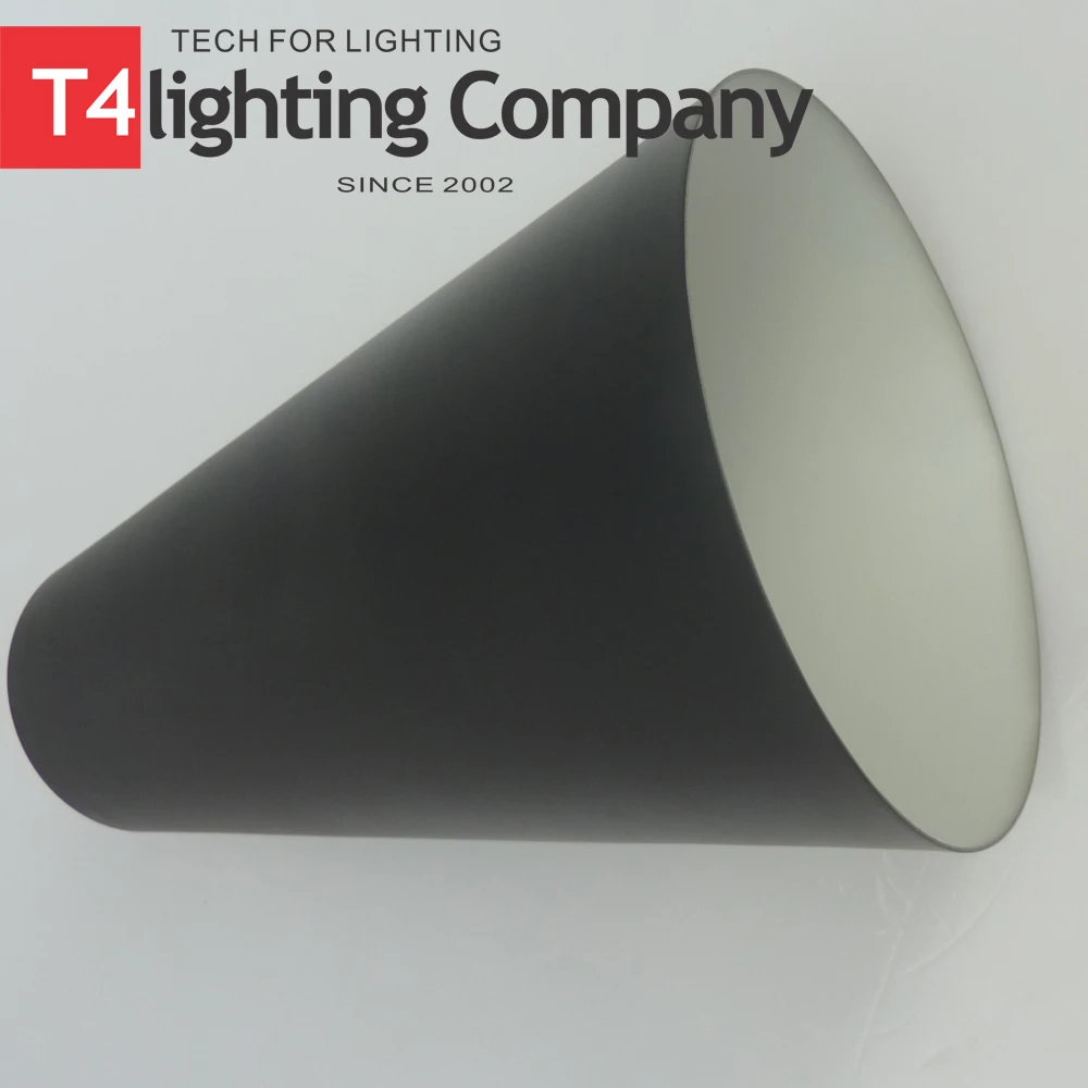 OEM Aluminum Spinning Metal Cone Shaped Lamp Shades