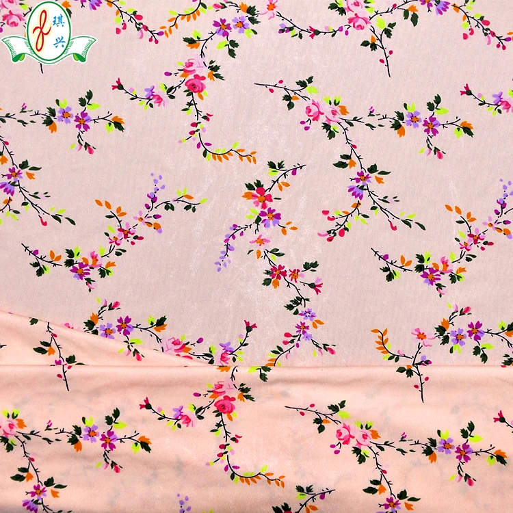 Polyamide elastane printed lingerie fabric for sexy girls