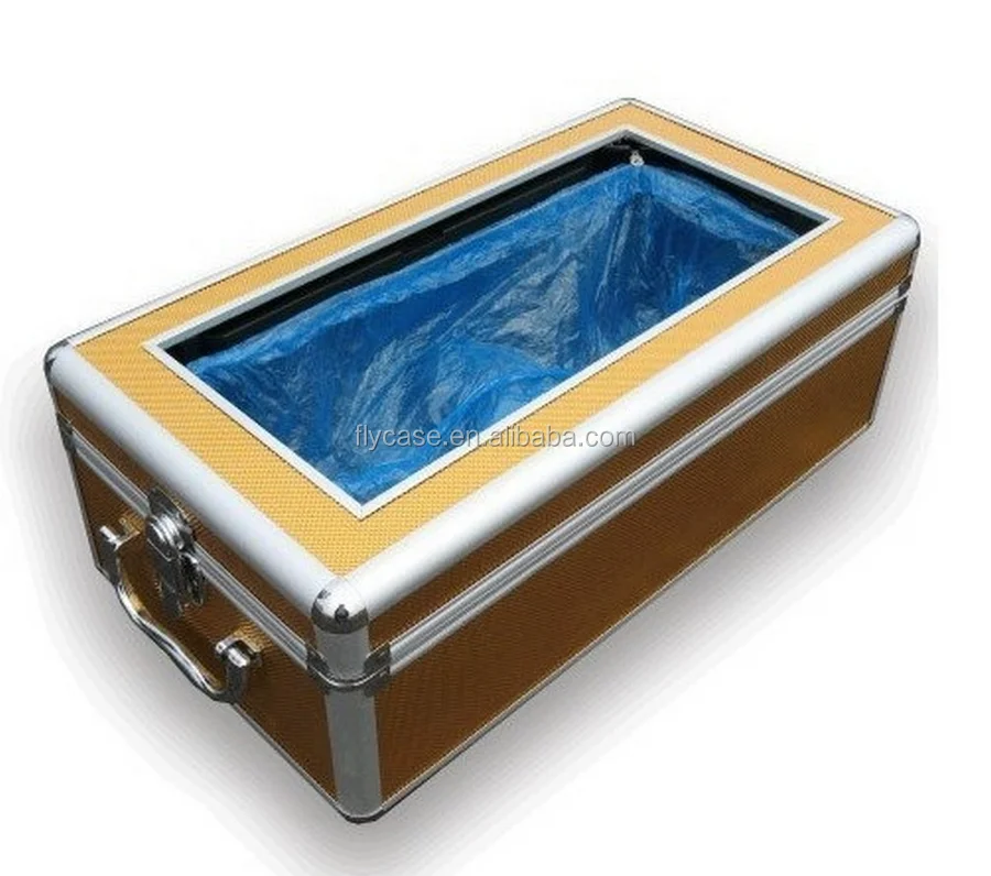 Алюминиевый профиль, диспенсер для крышки обуви для чемодана с ручкой и замком внутри металлической машины