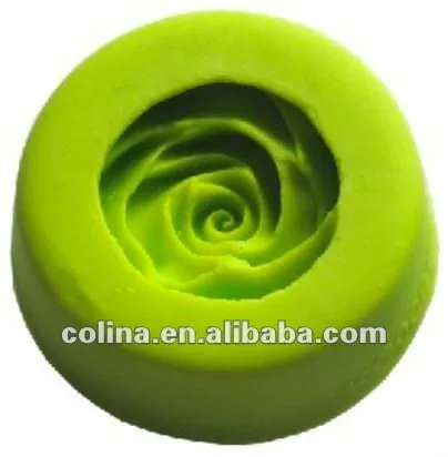 Rose silicone fondant push mold,Cake decoration mould