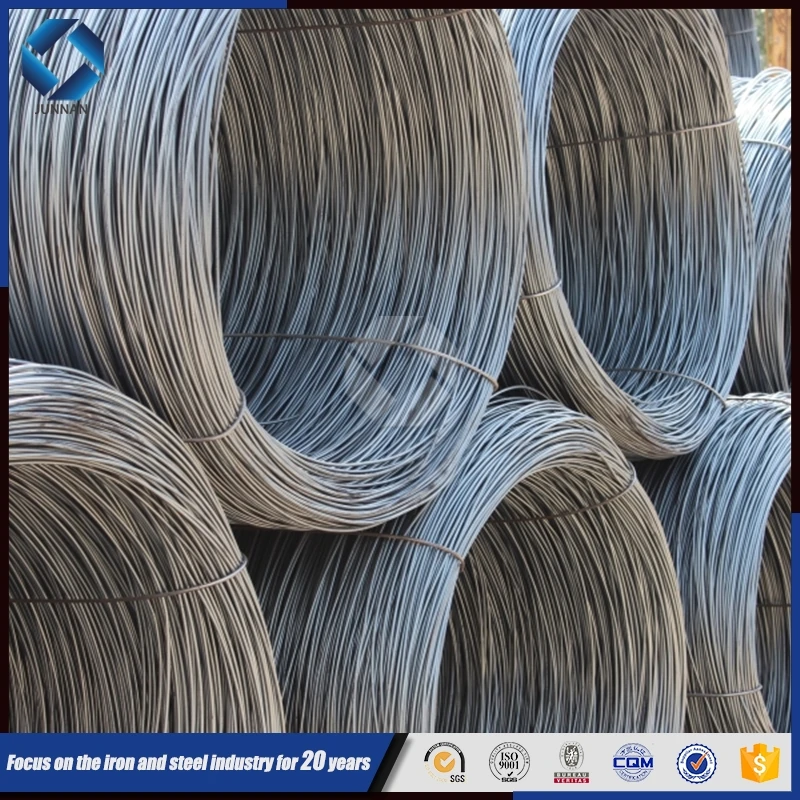 SAE1008 SAE1006B Q235 горячекатаные из сплава стальная низкоуглеродистая катанка