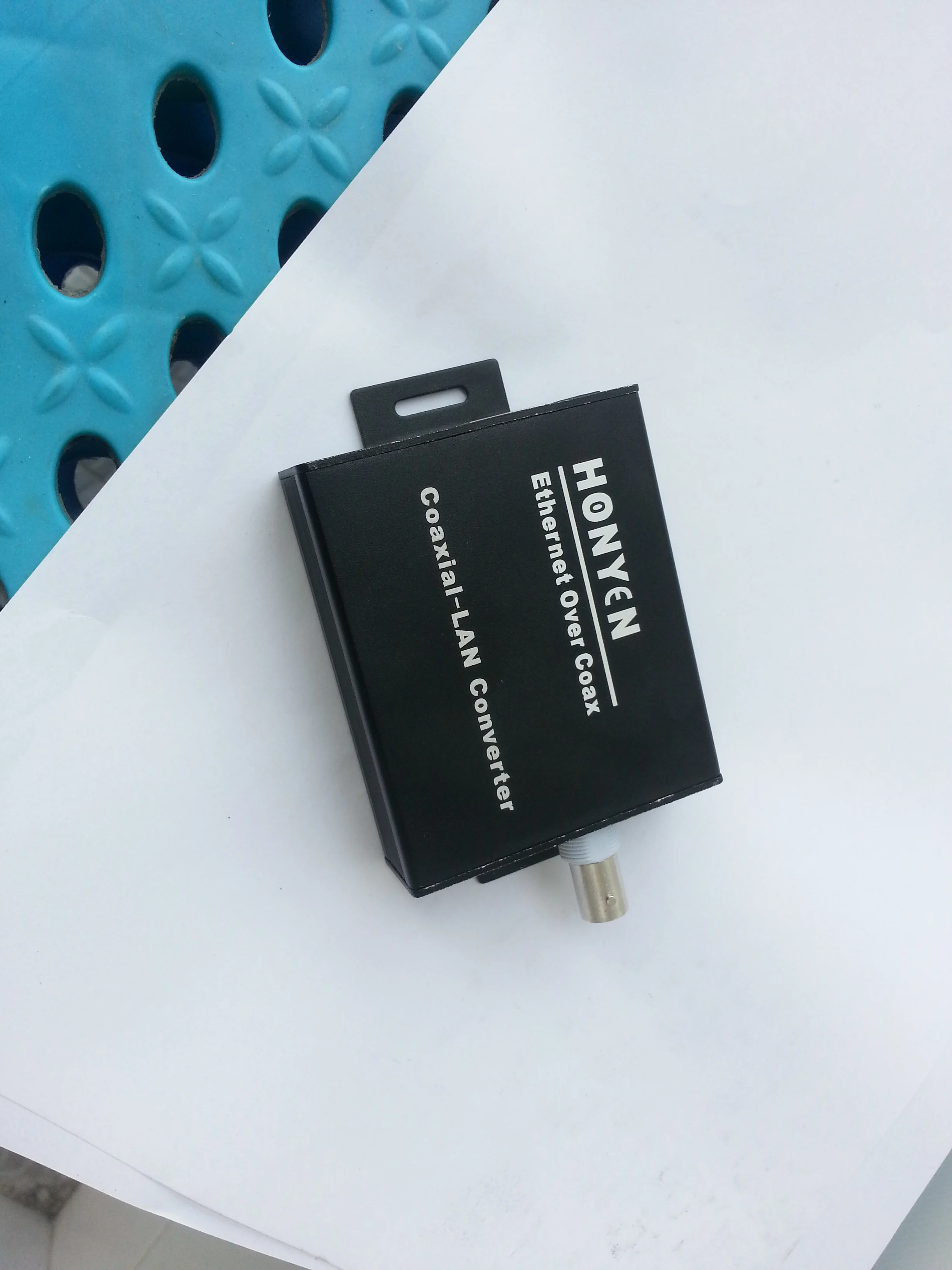 EoC Ethernet over Coaxial Converter, used for analog to IP system with existing coaxial cable, HY-EOC01