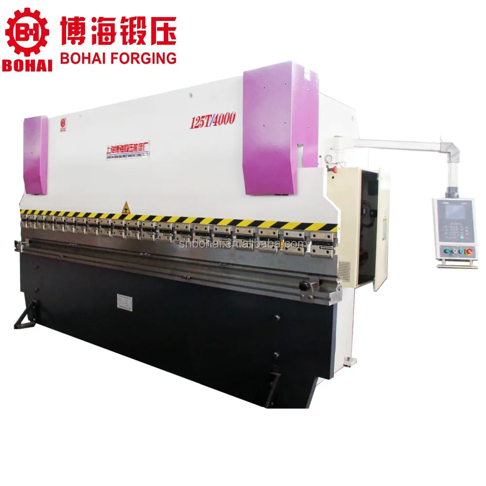 high precision servo motor press brake, hydraulic press brake cnc back gauge
