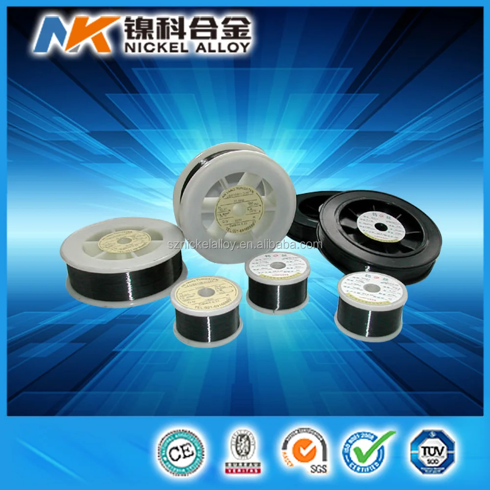 NK 0.08mm tungsten wire 99.95% filament tungsten for x-ray tube