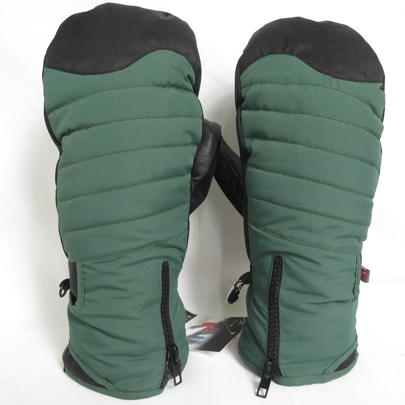 Мужские лыжные варежки из козьей кожи, варежки для сноуборда