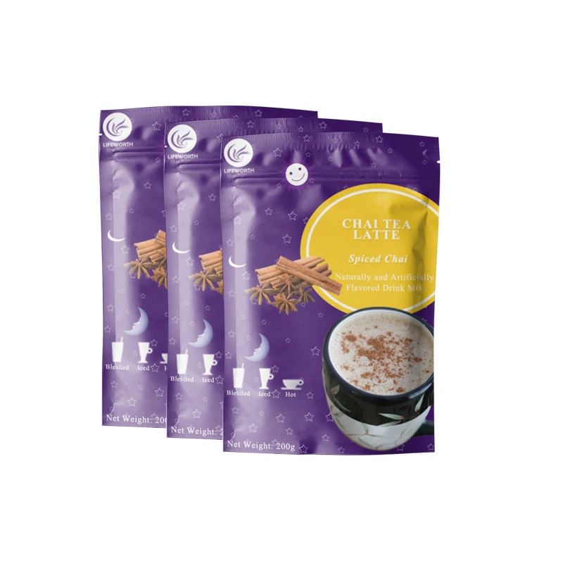 Lifeworth instant chai latte tea powder