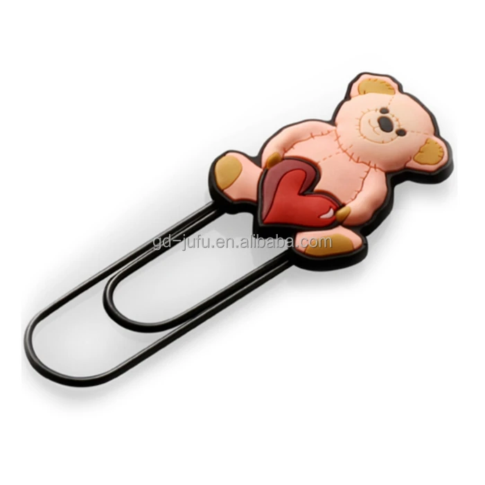 Custom Promotion Gift Use Souvenir Cartoon soft pvc bookmark