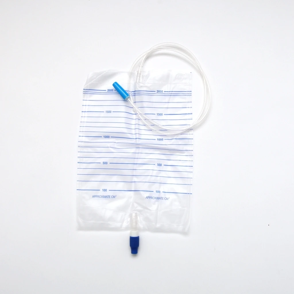 
HOT SALES adult Urine Drain bag 2000ml for incontinence/Plastic urine bag 