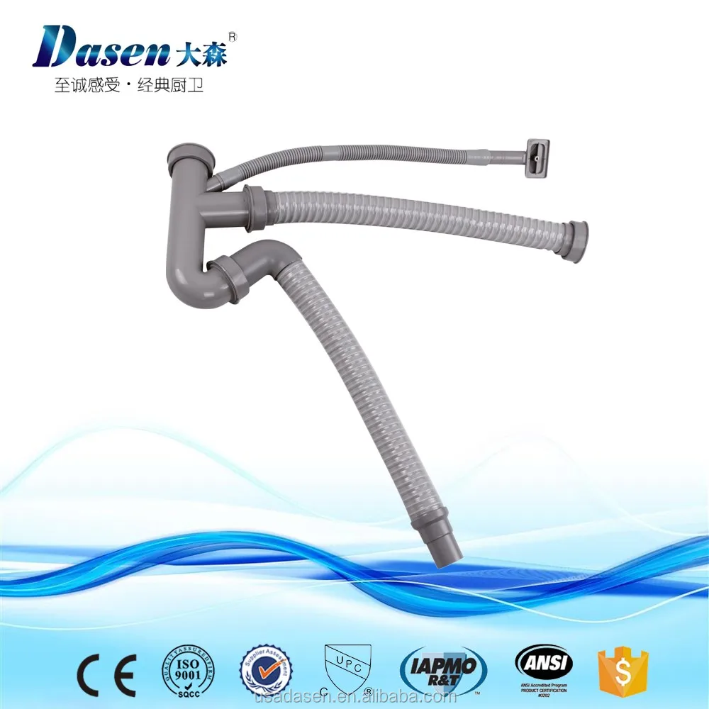 DS 6245 Model 304 European corner kitchen plastic inserts stainless hot selling sink