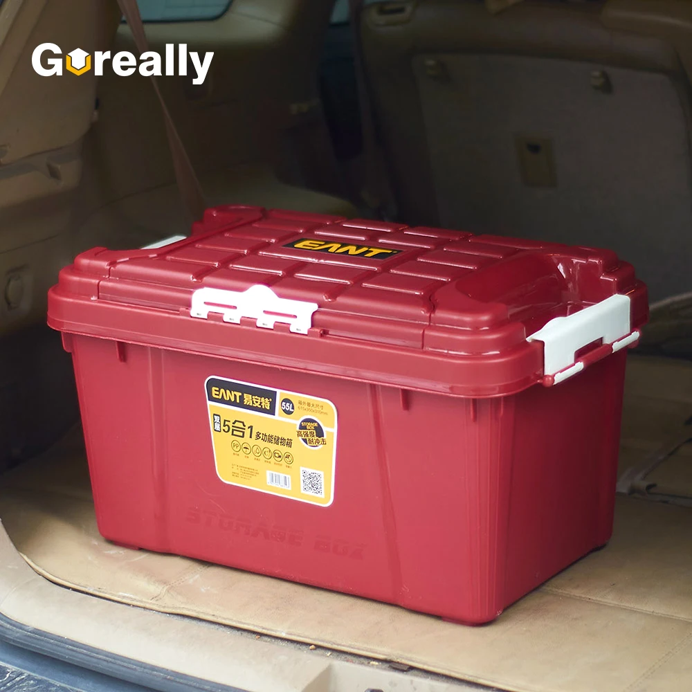 Черный пластиковый ящик для инструментов с крышками, доступен любой цвет, Прямая поставка с завода