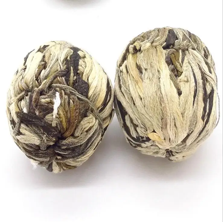 Healthy Sweet Chrysanthemums Flowering Handmade Beauty Artistic Green Blooming Tea Ball