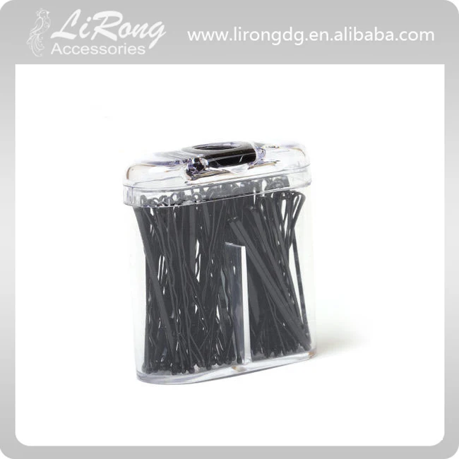 
Factory Direct Black Metal Bobby Pins With box Fashional U Shaped Hair Pin 