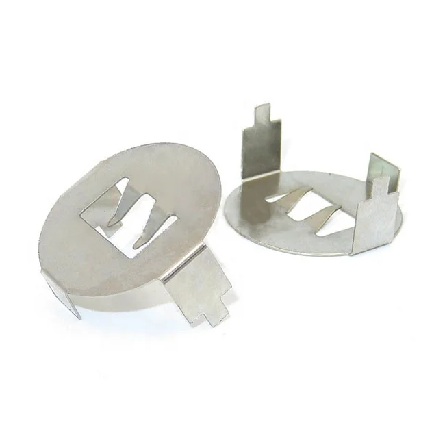 Factory price high quality CR2477 battery holder 3v button cell clip cr2477 with DIP pins