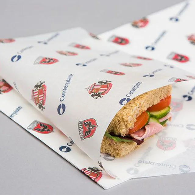 
Factory price colored food grade paper wrapped sandwich 