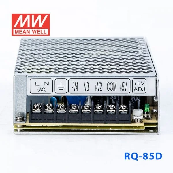 RQ-85D 85W 5V/12V/24V/-12V Withstand 5G vibration test Original Mean well Quad Output Switching  Power Supply