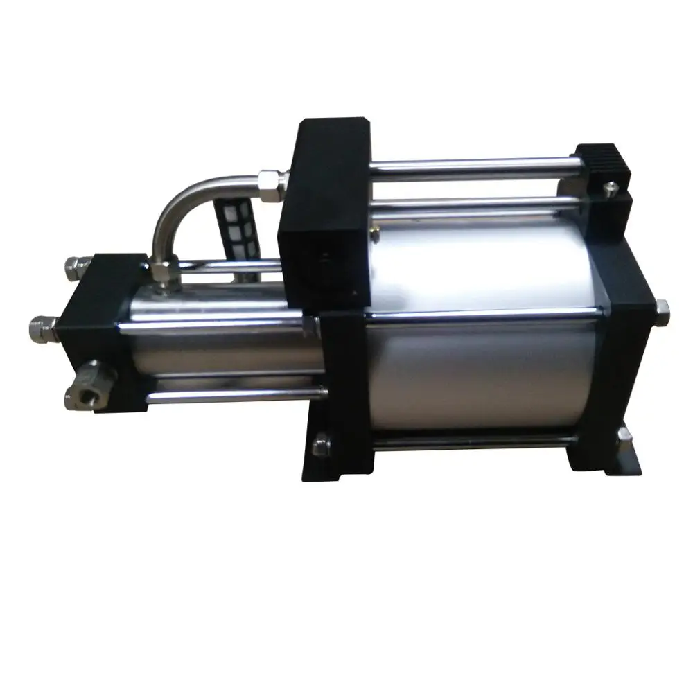 Two stage ammonia gas Helium Hydrogen Oxygen Nitrogen Natural Pneumatic Gas Booster Pump for scuba diving oxygen transferring