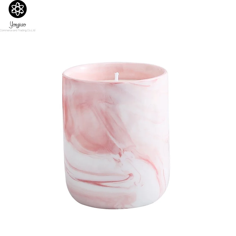 Матовая Янтарная термостойкая зеленая стеклянная банка для свечей с деревянными крышками