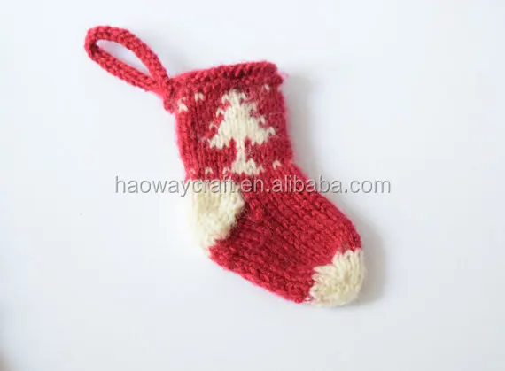 mini knitted christmas stocking cute christmas stocking hangers