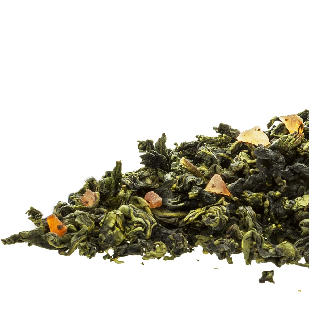 OEM EU Standard Organic Bulk Custom Tea Peach Oolong Tea Blend Blended Flavored Loose Leaf Fruit Tea