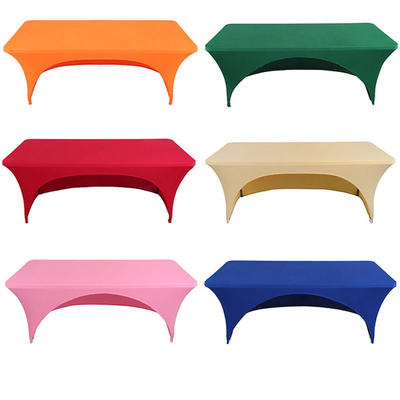 Wholesale Exhibition Polyester 6Ft Arch Stretch Spandex Elastic Table Covers