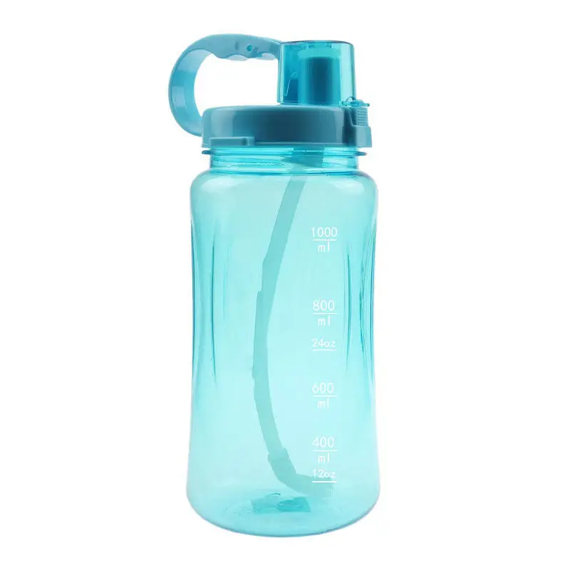 1/1.5/2L Tritan Plastic Bottle Portable Sports Water Bottles Leakproof Travel Space Cup